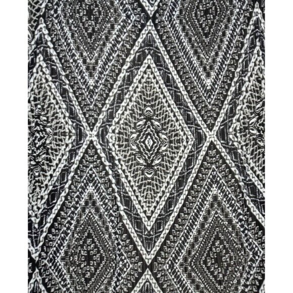 Catherines Black Accordion Beaded Short Sleeve Tunic Blouse Top Plus Size 3X 26W - Picture 8 of 10